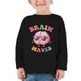 Brain Waves Last Day Of School Back To School Graphic Toddler Long Sleeve Tee Brain Waves Last Day Of School Back To School Graphic Toddler Long Sleeve Tee