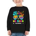 Bruh We Back Custodian Back To School Graphic Toddler Long Sleeve Tee