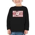 Bulldogs Class Of 2026 Back To School Senior Spirit M Graphic Toddler Long Sleeve Tee
