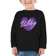 Bulldogs Heart Back To School Spirit P Graphic Toddler Long Sleeve Tee Bulldogs Heart Back To School Spirit P Graphic Toddler Long Sleeve Tee