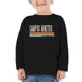 Campus Monitor Week Retro Vintage Back To School Day Graphic Toddler Long Sleeve Tee Campus Monitor Week Retro Vintage Back To School Day Graphic Toddler Long Sleeve Tee