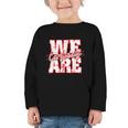 We Are Cardinals Back To School Spirit R Graphic Toddler Long Sleeve Tee We Are Cardinals Back To School Spirit R Graphic Toddler Long Sleeve Tee