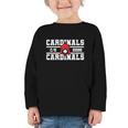 Cardinals Class Of 2026 Back To School Spirit RB Graphic Toddler Long Sleeve Tee