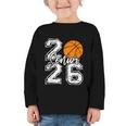 Class Of 2026 Basketball Senior 2026 Back To School Graphic Toddler Long Sleeve Tee Class Of 2026 Basketball Senior 2026 Back To School Graphic Toddler Long Sleeve Tee