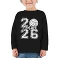 Class Of 2026 Volleyball Senior 2026 Back To School Graphic Toddler Long Sleeve Tee Class Of 2026 Volleyball Senior 2026 Back To School Graphic Toddler Long Sleeve Tee