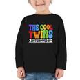 Cool Twins Just Showed Up Kid Boy Teen Twin Back To School Graphic Toddler Long Sleeve Tee Cool Twins Just Showed Up Kid Boy Teen Twin Back To School Graphic Toddler Long Sleeve Tee