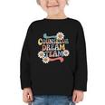 Counselor Dream Team Retro Back To School Counselor Squad Graphic Toddler Long Sleeve Tee