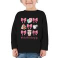 Cute Coquette Bows School Secretary Life Back To School Graphic Toddler Long Sleeve Tee Cute Coquette Bows School Secretary Life Back To School Graphic Toddler Long Sleeve Tee