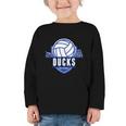 Ducks Volleyball Back To School Spirit B Graphic Toddler Long Sleeve Tee Ducks Volleyball Back To School Spirit B Graphic Toddler Long Sleeve Tee
