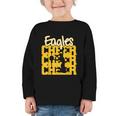 Eagles Cheer Back To School Cheerleading Spirit GY Graphic Toddler Long Sleeve Tee Eagles Cheer Back To School Cheerleading Spirit GY Graphic Toddler Long Sleeve Tee