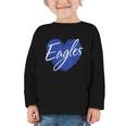 Eagles Heart Back To School Spirit B Graphic Toddler Long Sleeve Tee Eagles Heart Back To School Spirit B Graphic Toddler Long Sleeve Tee