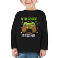 First Day Of 4th Grade Level Begins Back To School Boy Graphic Toddler Long Sleeve Tee First Day Of 4th Grade Level Begins Back To School Boy Graphic Toddler Long Sleeve Tee