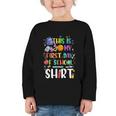 This Is My First Day Of School Boys Girls Kid Back To School Graphic Toddler Long Sleeve Tee This Is My First Day Of School Boys Girls Kid Back To School Graphic Toddler Long Sleeve Tee