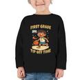 First Grade Basketball Back To School Slam Dunk Style Graphic Toddler Long Sleeve Tee First Grade Basketball Back To School Slam Dunk Style Graphic Toddler Long Sleeve Tee