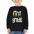 First Grade Dream Team Pencil Back To School Boys Girls Graphic Toddler Long Sleeve Tee