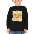 Fourth Grade Back To School Kids Girls Bow 4th Grade Groovy Graphic Toddler Long Sleeve Tee