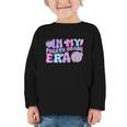 In My Fourth Grade Era Retro Back To School Disco Ball Graphic Toddler Long Sleeve Tee