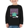 Frog Hates Math Kawaii Science Back To School Kids Graphic Toddler Long Sleeve Tee Frog Hates Math Kawaii Science Back To School Kids Graphic Toddler Long Sleeve Tee