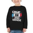 Gamer Back To School Game 2nd Grade Kids Boys Graphic Toddler Long Sleeve Tee