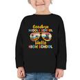 Goodbye Middle School Hello High School Back To School Graphic Toddler Long Sleeve Tee Goodbye Middle School Hello High School Back To School Graphic Toddler Long Sleeve Tee