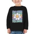 Groovy 7th Grade Back To School First Day Of Seventh Grade Graphic Toddler Long Sleeve Tee Groovy 7th Grade Back To School First Day Of Seventh Grade Graphic Toddler Long Sleeve Tee