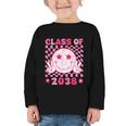 Groovy Class Of 2038 Grow With Me Smile Face Back To School Graphic Toddler Long Sleeve Tee Groovy Class Of 2038 Grow With Me Smile Face Back To School Graphic Toddler Long Sleeve Tee