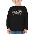 Groovy Parent Educator Back To School Graphic Toddler Long Sleeve Tee Groovy Parent Educator Back To School Graphic Toddler Long Sleeve Tee