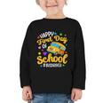 Happy First Day Of School Bus Driver Back To School Graphic Toddler Long Sleeve Tee Happy First Day Of School Bus Driver Back To School Graphic Toddler Long Sleeve Tee