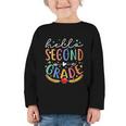 Hello 2nd Grade Tshirt Second Grade Back To School Graphic Toddler Long Sleeve Tee Hello 2nd Grade Tshirt Second Grade Back To School Graphic Toddler Long Sleeve Tee