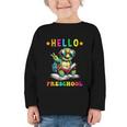 Hello Turtle Lovers From Back To School For Boys And Girls Graphic Toddler Long Sleeve Tee Hello Turtle Lovers From Back To School For Boys And Girls Graphic Toddler Long Sleeve Tee