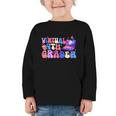 Homeschool 4th Grade Virtual 4th Grader Back To School Graphic Toddler Long Sleeve Tee Homeschool 4th Grade Virtual 4th Grader Back To School Graphic Toddler Long Sleeve Tee