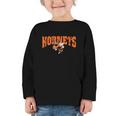 Hornets Back To School Spirit O Graphic Toddler Long Sleeve Tee Hornets Back To School Spirit O Graphic Toddler Long Sleeve Tee