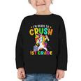 I'm Ready To Crush 1st Grade Dabbing Unicorn Back To School Graphic Toddler Long Sleeve Tee I'm Ready To Crush 1st Grade Dabbing Unicorn Back To School Graphic Toddler Long Sleeve Tee