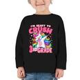 I'm Ready To Crush 3rd Grade Dabbing Unicorn Back To School Graphic Toddler Long Sleeve Tee I'm Ready To Crush 3rd Grade Dabbing Unicorn Back To School Graphic Toddler Long Sleeve Tee