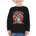 I'm Ready To Crush First Grade DinosaurRex Back To School Graphic Toddler Long Sleeve Tee I'm Ready To Crush First Grade DinosaurRex Back To School Graphic Toddler Long Sleeve Tee