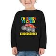 I'm Ready To Crush Kindergarten Dinosaur Back To School Boys Graphic Toddler Long Sleeve Tee I'm Ready To Crush Kindergarten Dinosaur Back To School Boys Graphic Toddler Long Sleeve Tee