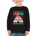 I'm Ready To Crush Second Grade Unicorn Back To School Girls Graphic Toddler Long Sleeve Tee I'm Ready To Crush Second Grade Unicorn Back To School Girls Graphic Toddler Long Sleeve Tee