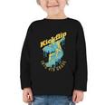 Kickflip Into 4th Grade Skateboard Lover Back To School Graphic Toddler Long Sleeve Tee Kickflip Into 4th Grade Skateboard Lover Back To School Graphic Toddler Long Sleeve Tee