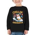 Kids Chillin In Kindergarten Penguin Student Back To School Boys Graphic Toddler Long Sleeve Tee Kids Chillin In Kindergarten Penguin Student Back To School Boys Graphic Toddler Long Sleeve Tee