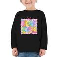 Kindergarten Coquette Bow Back To School Kinder Girl Kids Graphic Toddler Long Sleeve Tee Kindergarten Coquette Bow Back To School Kinder Girl Kids Graphic Toddler Long Sleeve Tee