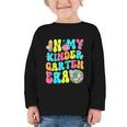 In My Kindergarten Era Groovy Back To School Graphic Toddler Long Sleeve Tee