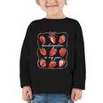 Kindergarten Is My Jam Strawberry Back To School Girls Boys Graphic Toddler Long Sleeve Tee
