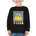 Kindergarten Vibes Kid Back To School Class Kindergarten Boy Graphic Toddler Long Sleeve Tee Kindergarten Vibes Kid Back To School Class Kindergarten Boy Graphic Toddler Long Sleeve Tee