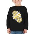 Knights Cheer Back To School Cheerleading Spirit GY Graphic Toddler Long Sleeve Tee