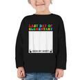 Last Day Of Elementary Sign My Shirt Back To School Graphic Toddler Long Sleeve Tee Last Day Of Elementary Sign My Shirt Back To School Graphic Toddler Long Sleeve Tee