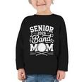 My Last First Day Senior 2026 Band Mom Back To School Retro Graphic Toddler Long Sleeve Tee