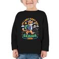 My Last First Day Senior 2026 Cat Back To School Graphic Toddler Long Sleeve Tee My Last First Day Senior 2026 Cat Back To School Graphic Toddler Long Sleeve Tee