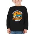 Let The 8th Grade Adventure Begin Back To School Graphic Toddler Long Sleeve Tee Let The 8th Grade Adventure Begin Back To School Graphic Toddler Long Sleeve Tee