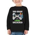 Level 3rd Grade Unlocked Back To School First Day Boys Kids Graphic Toddler Long Sleeve Tee Level 3rd Grade Unlocked Back To School First Day Boys Kids Graphic Toddler Long Sleeve Tee