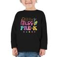 Little Miss Pre-K Preschool First Day Back To School Girls Graphic Toddler Long Sleeve Tee Little Miss Pre-K Preschool First Day Back To School Girls Graphic Toddler Long Sleeve Tee